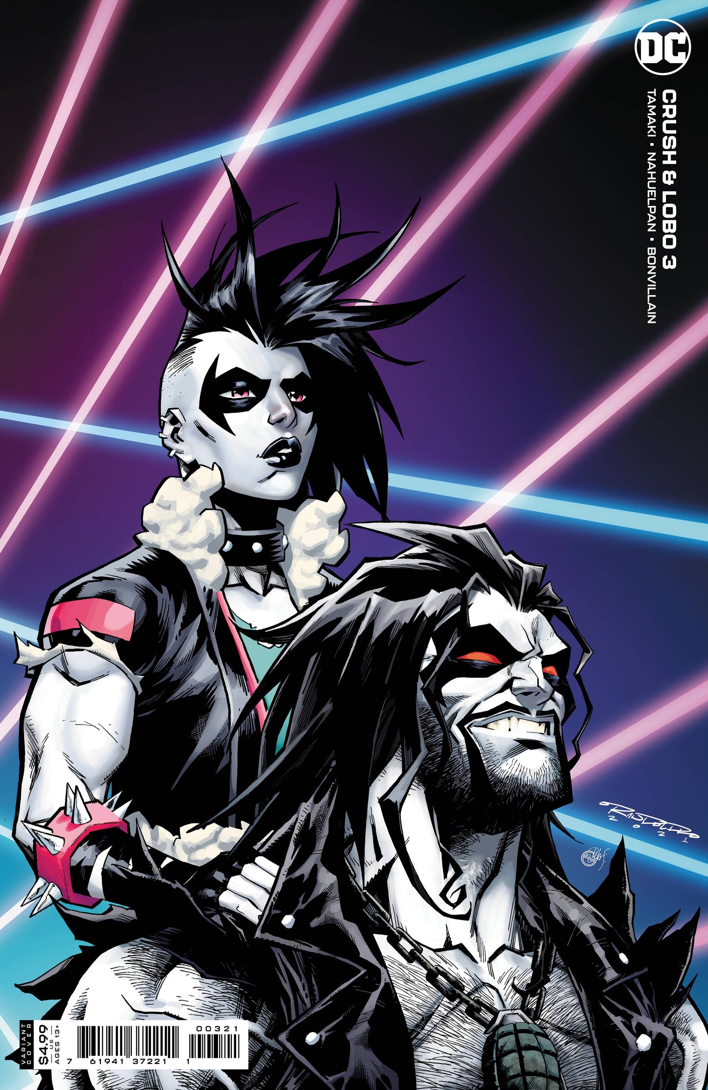 CRUSH & LOBO #3 CVR B CARDSTOCK VAR