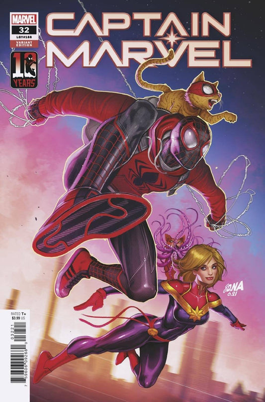 CAPTAIN MARVEL #32 NAKAYAMA MILES MORALES 10TH ANN