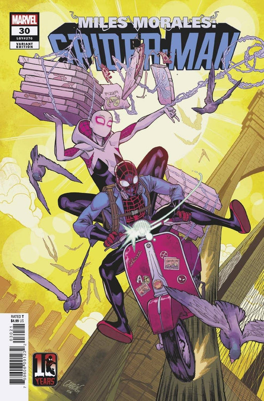 MILES MORALES SPIDER-MAN #30 MILES MORALES 10TH ANNIV VAR