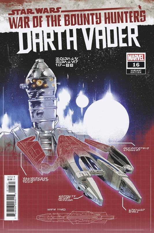 STAR WARS DARTH VADER #16 VILLANELLI BLUEPRINT VAR