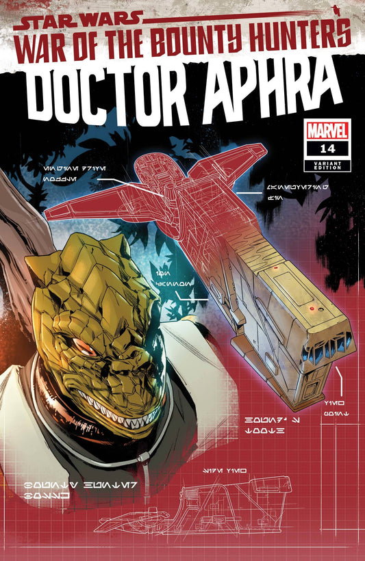 STAR WARS DOCTOR APHRA #14 VILLANELLI BLUEPRINT VAR
