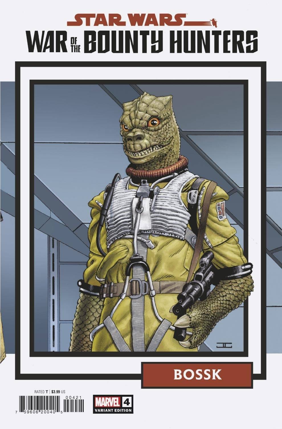 STAR WARS WAR BOUNTY HUNTERS #4 (OF 5) TRADING CARD VAR
