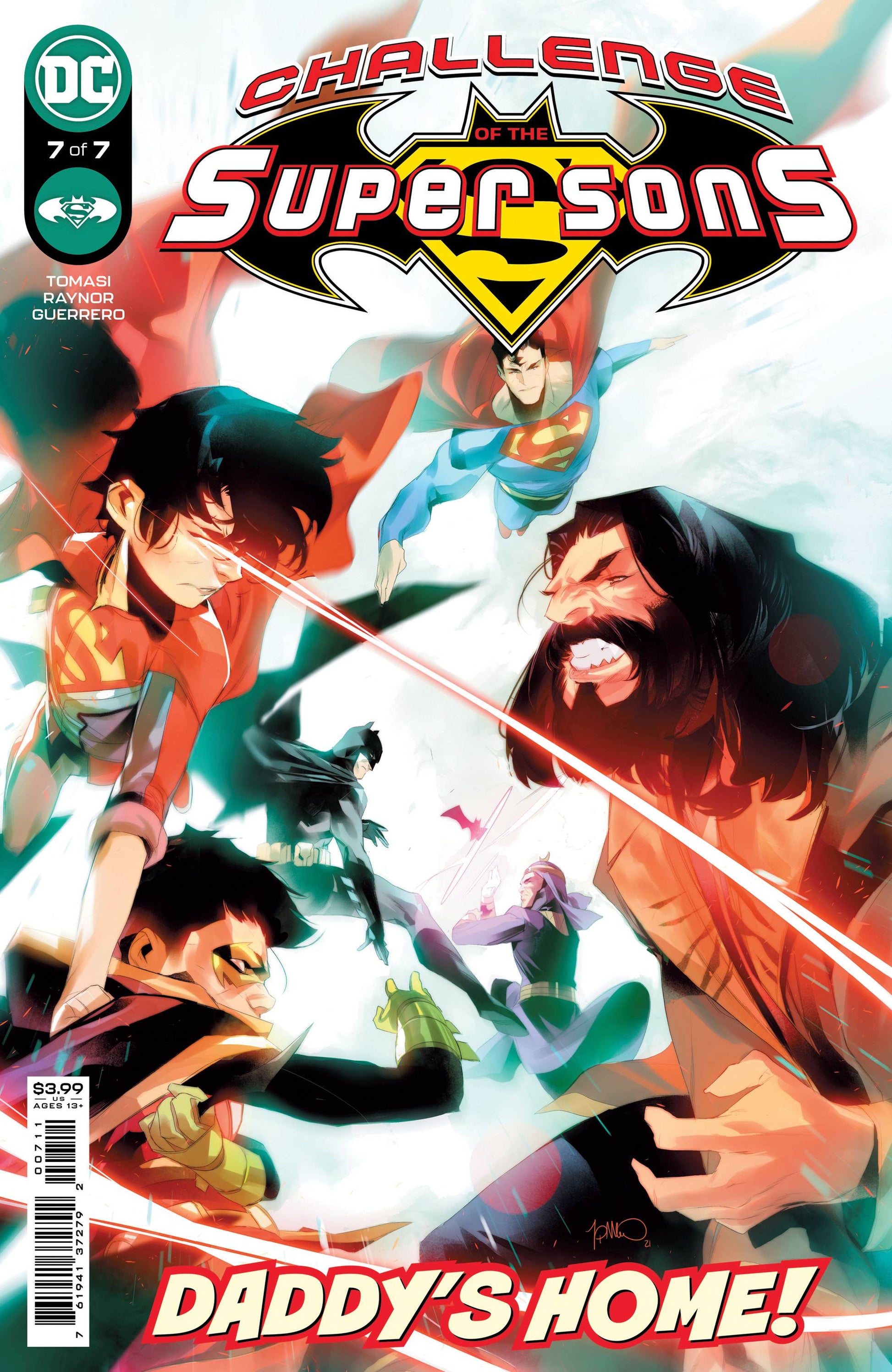 CHALLENGE OF SUPER SONS #7 (OF 7) CVR A DI MEO