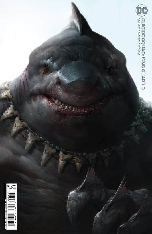 SUICIDE SQUAD KING SHARK #3 (OF 6) CVR B MATTINA CARD STOCK VAR