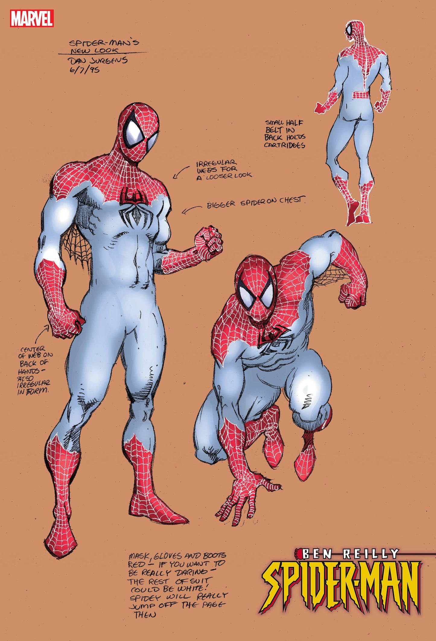 BEN REILLY SPIDER-MAN #1 JURGENS DESIGN VAR