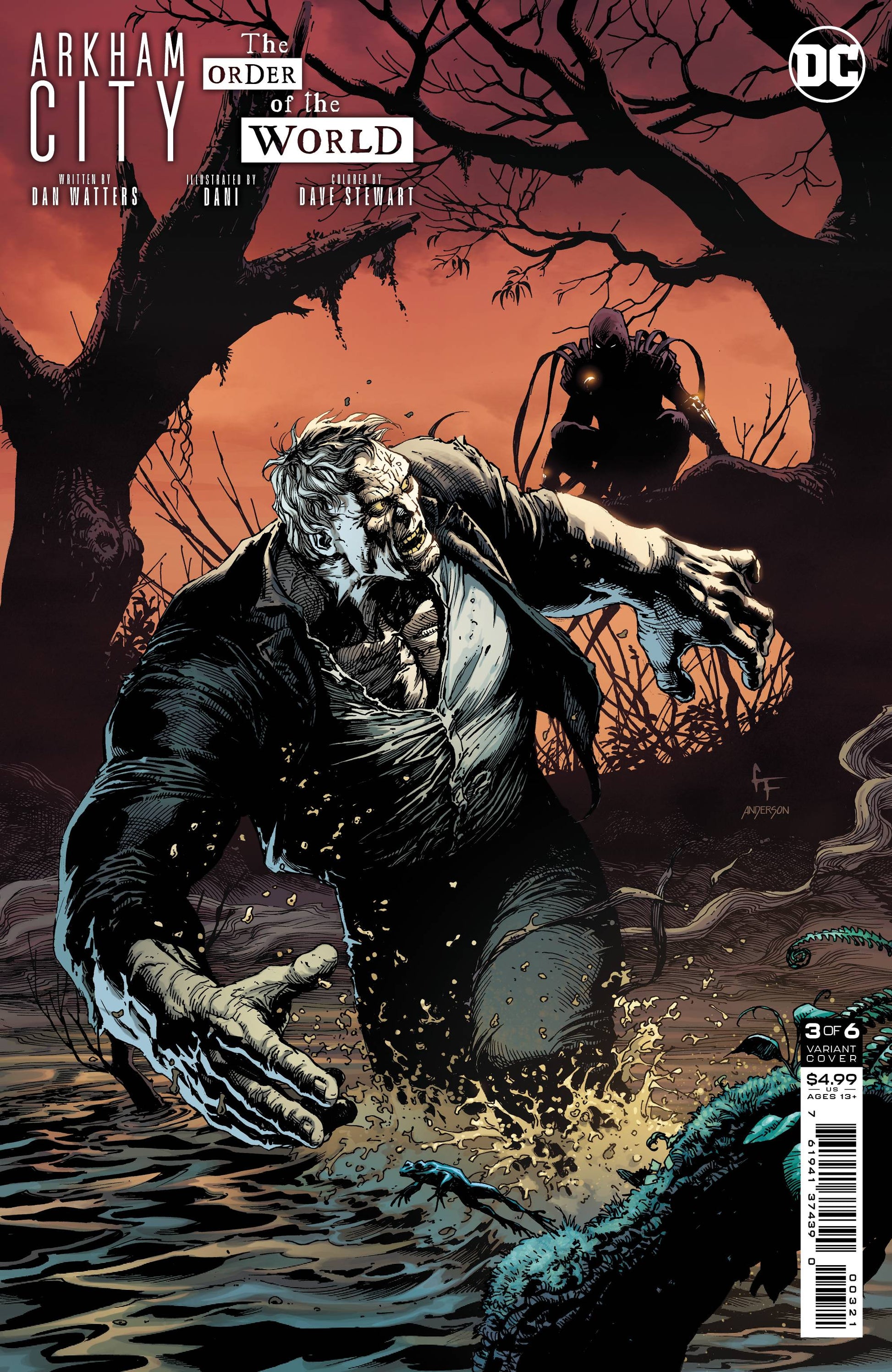 ARKHAM CITY ORDER OF THE WORLD #3 (OF 6) CVR B