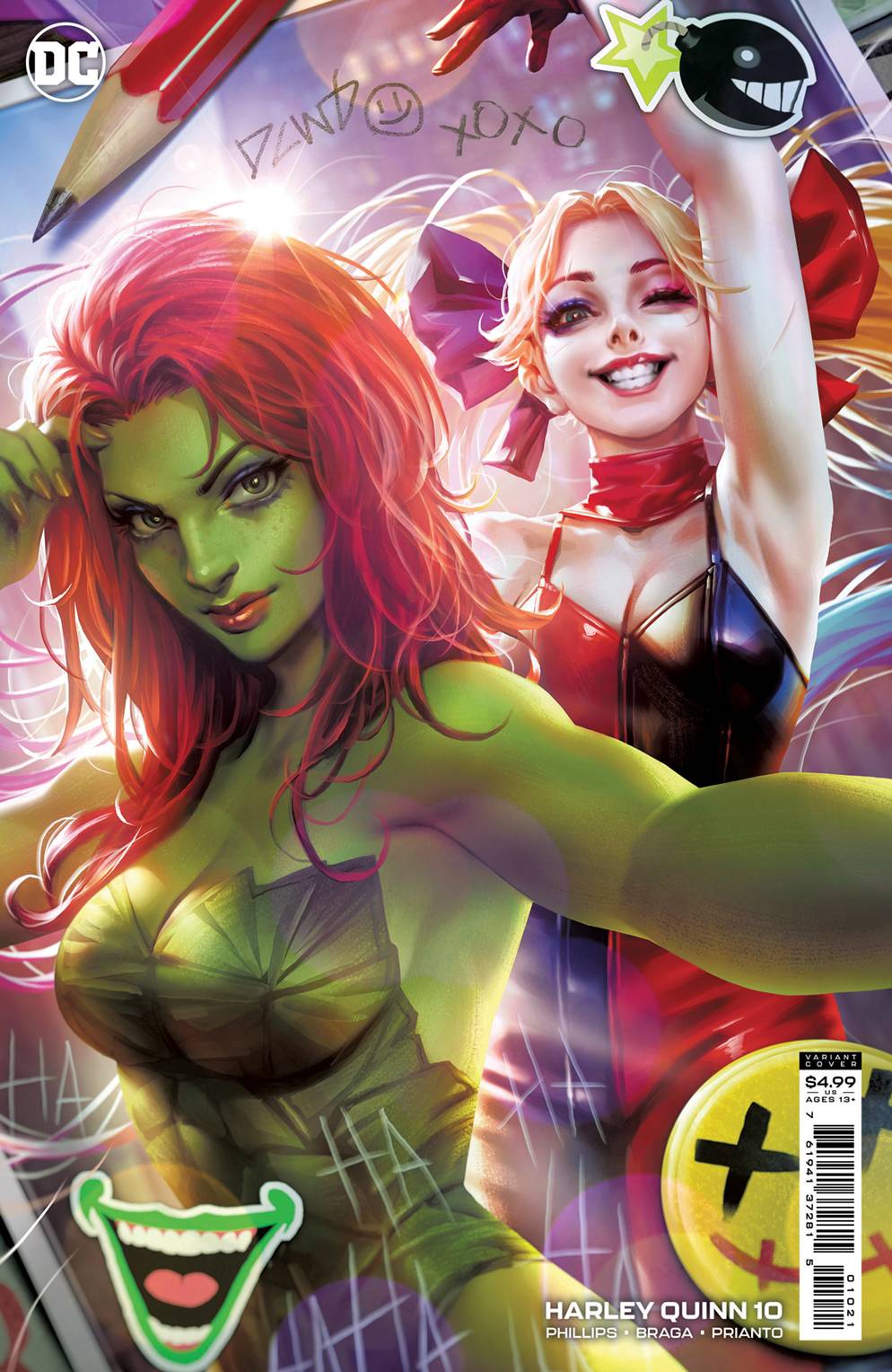 HARLEY QUINN #10 CVR B CHEW CARD STOCK VAR