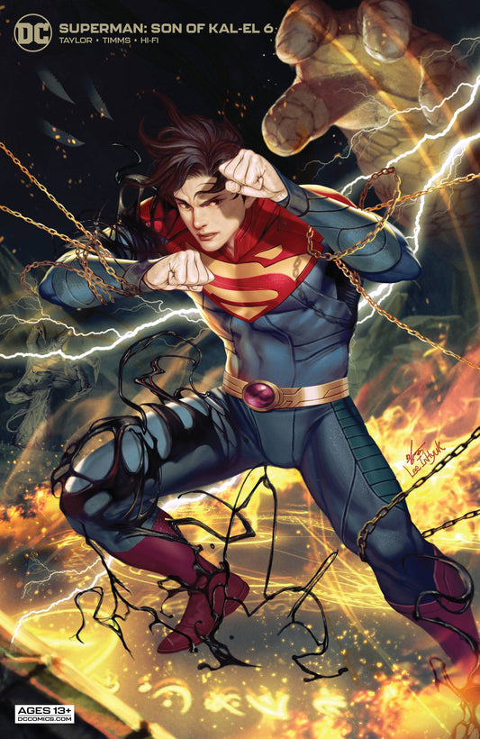 SUPERMAN SON OF KAL EL #6 CVR B LEE CARD STOCK VAR