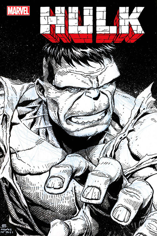 HULK #3 CHEUNG HEADSHOT SKETCH VAR