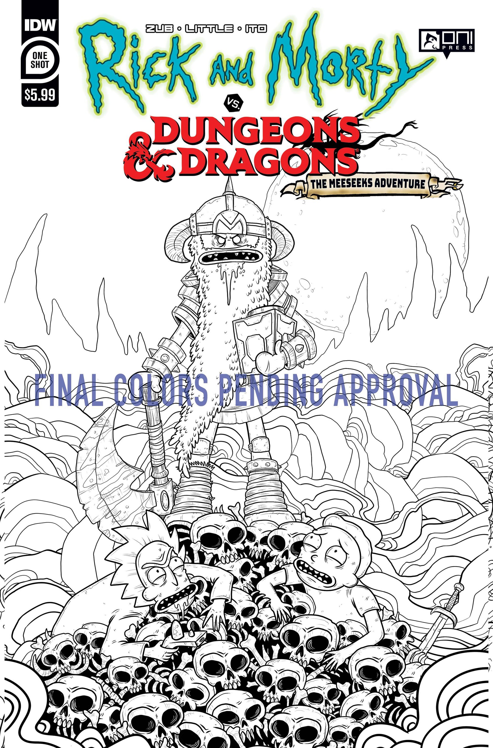 RICK & MORTY VS DUNGEONS & DRAGONS MEESEEKS CVR A