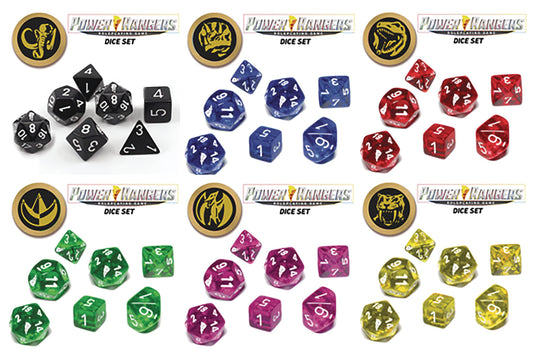 POWER RANGERS RPG BLUE DICE SET