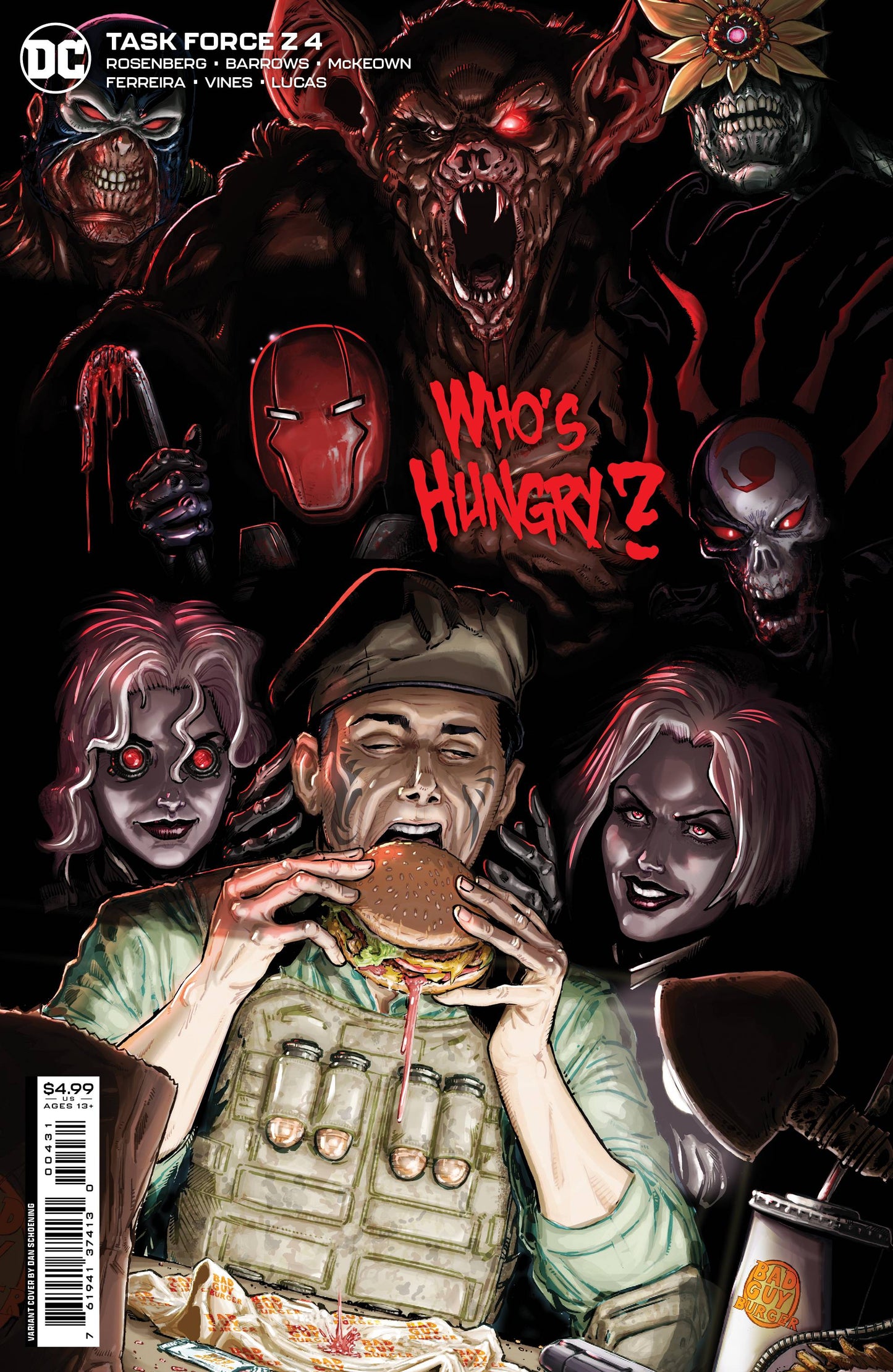 TASK FORCE Z #4 CVR D MORA CARD STOCK VAR