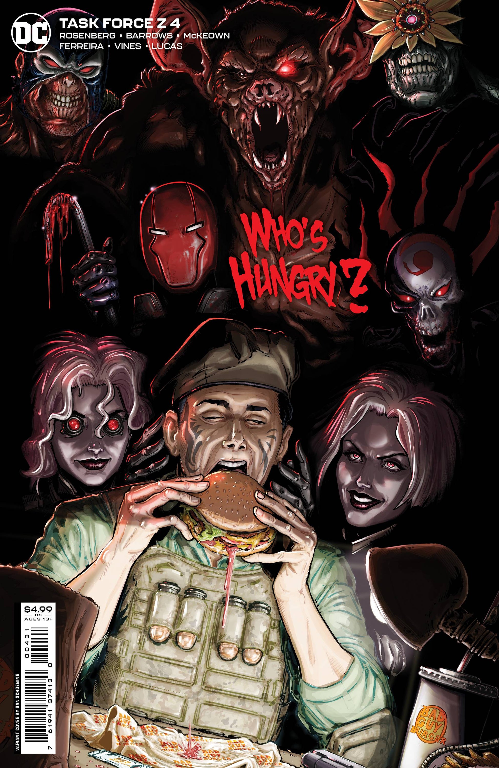 TASK FORCE Z #4 CVR D MORA CARD STOCK VAR