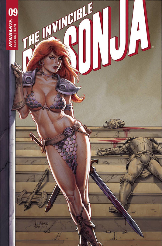 INVINCIBLE RED SONJA #9 CVR B LINSNER