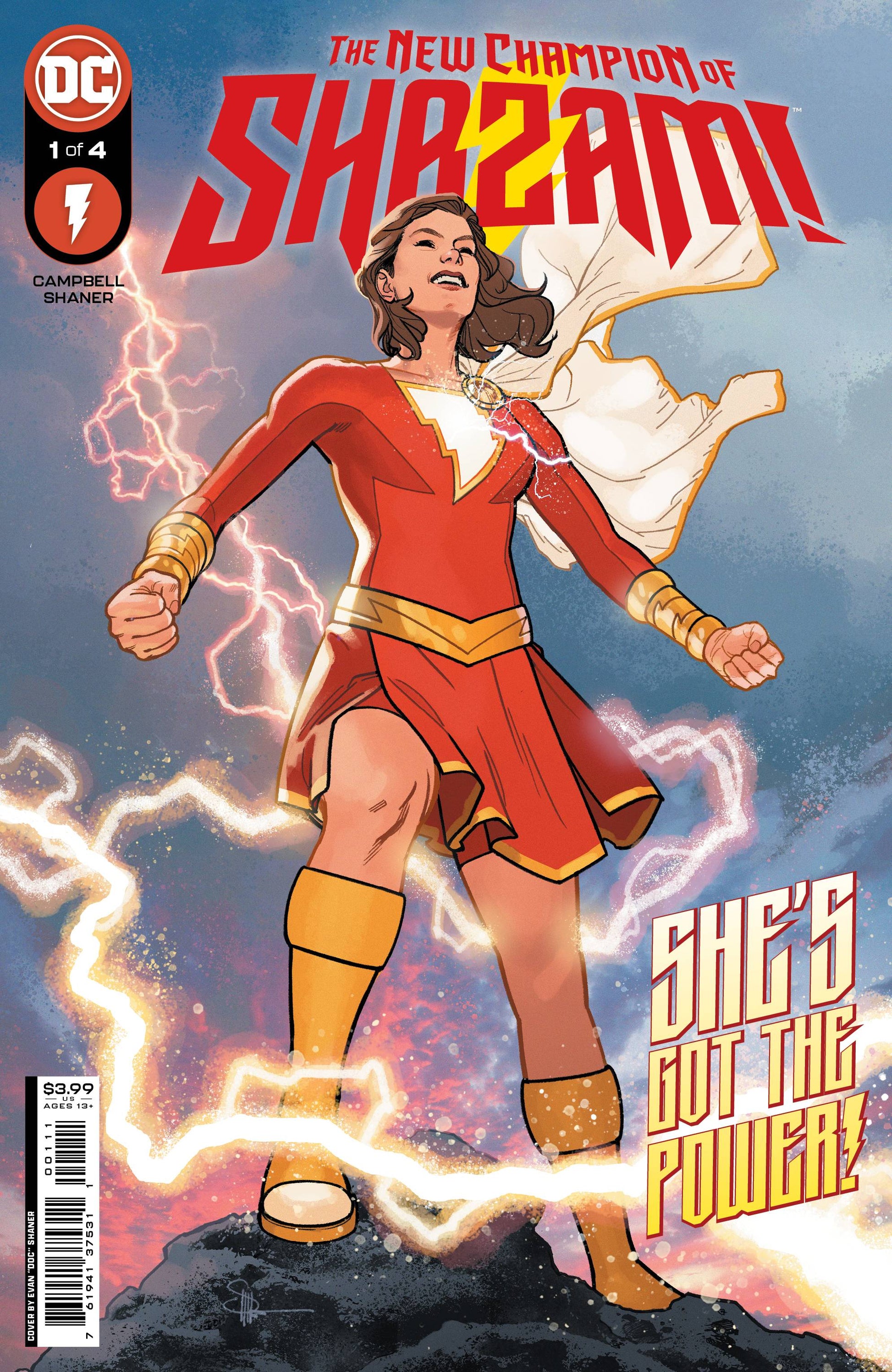 NEW CHAMPION OF SHAZAM #1 (OF 4) CVR A SHANER