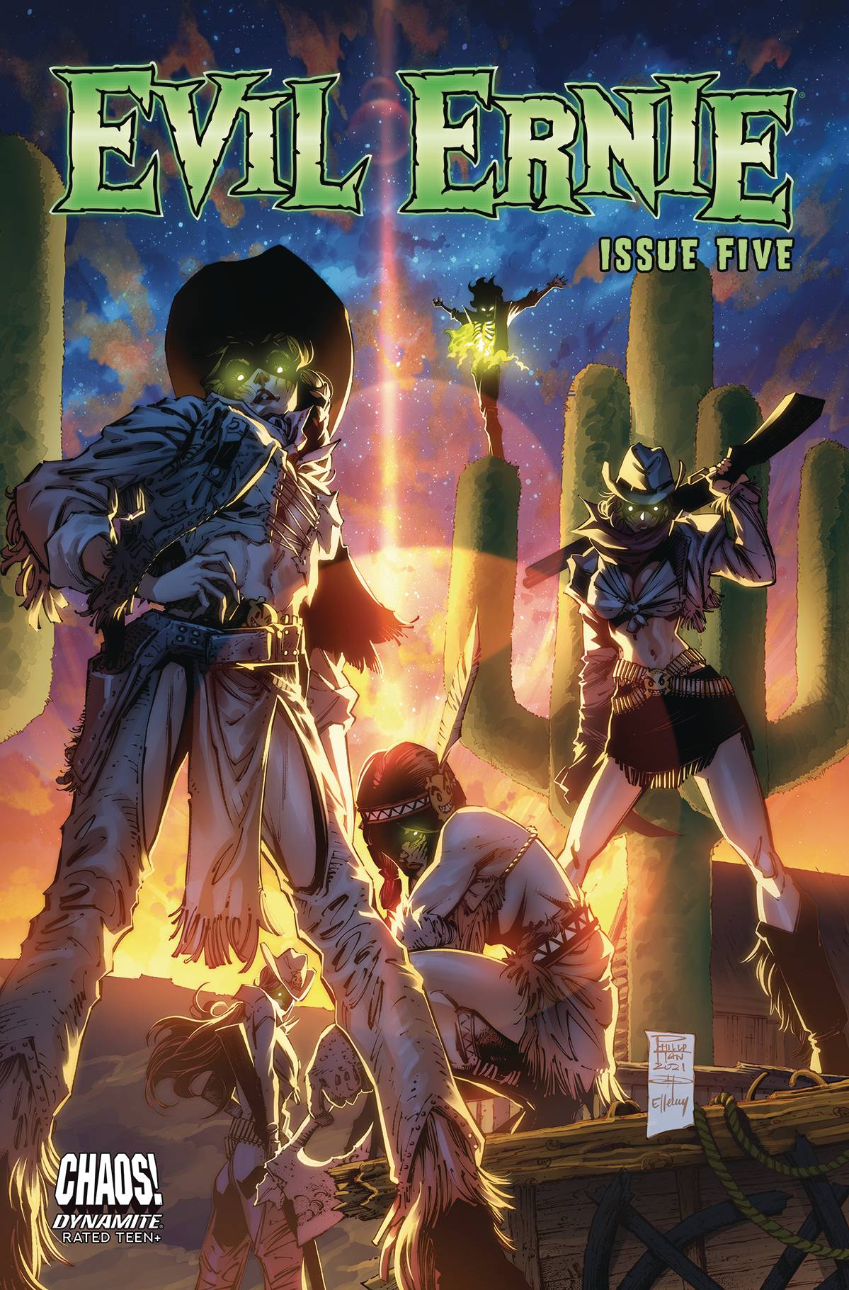 EVIL ERNIE #5 CVR B TAN