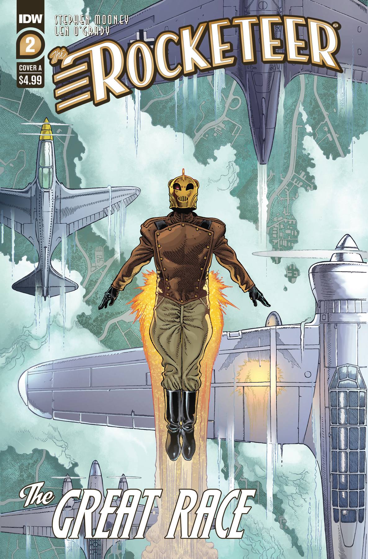 ROCKETEER THE GREAT RACE #2 (OF 4) CVR A GABRIEL