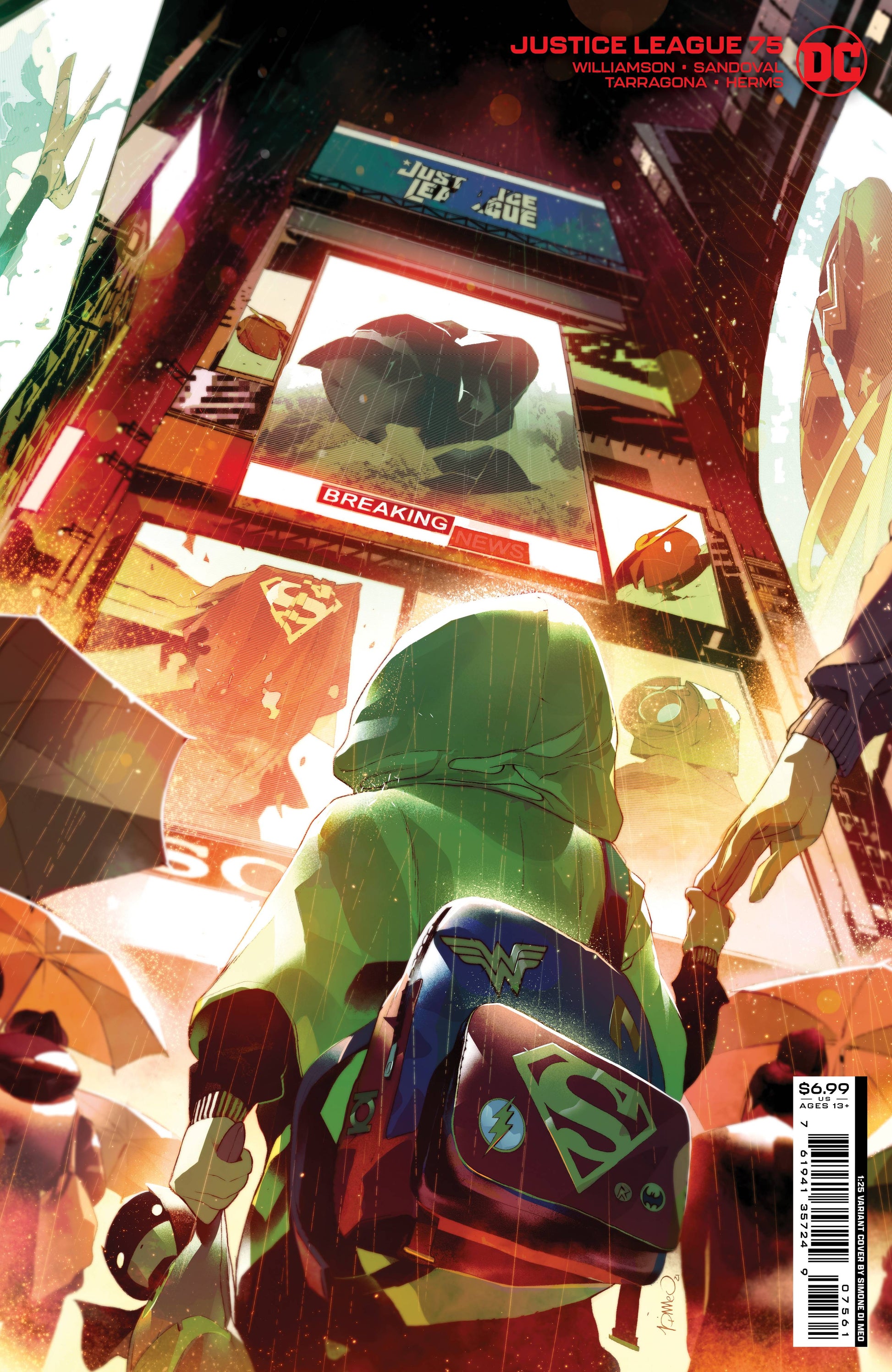 JUSTICE LEAGUE #75 CVR F 25 COPY DI MEO VAR