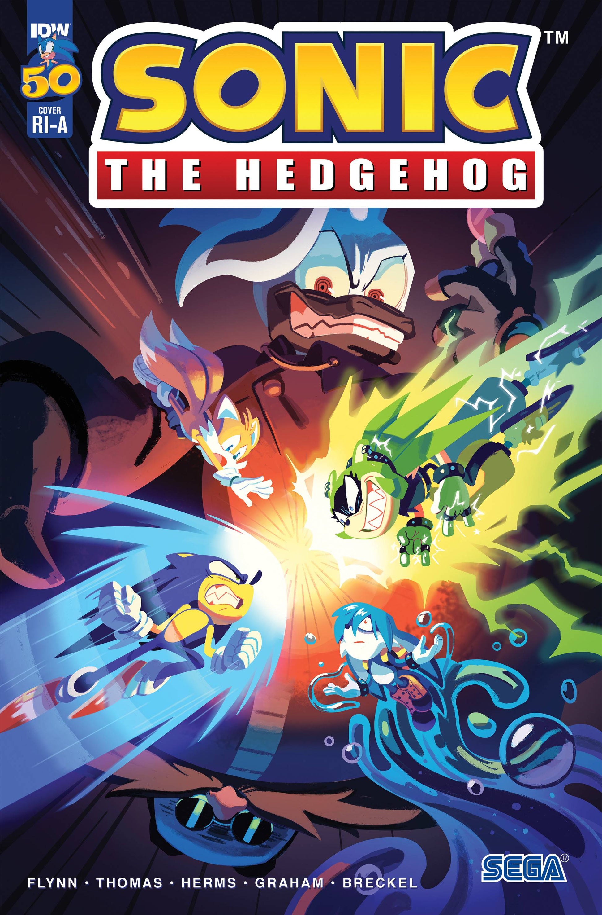 SONIC THE HEDGEHOG #50 CVR G 10 COPY FOURDRAINE