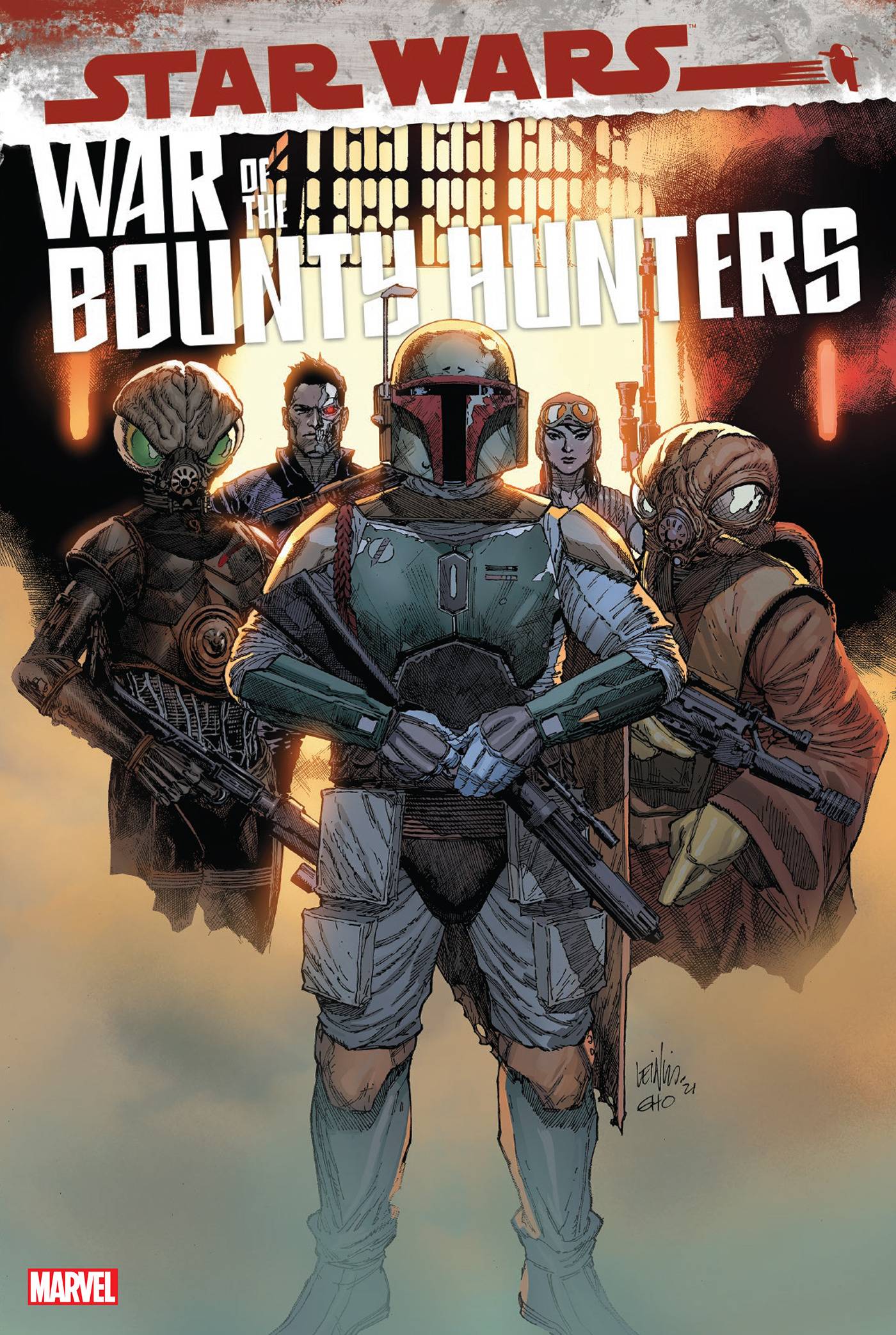 STAR WARS WAR OF BOUNTY HUNTERS OMNIBUS HC YU DM VAR