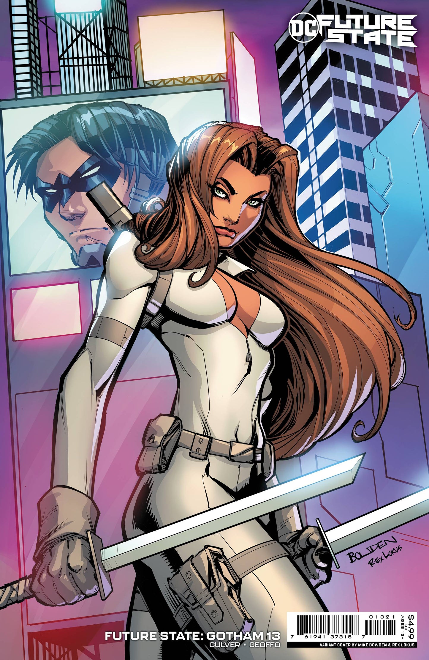 FUTURE STATE GOTHAM #13 CVR B BOWDEN CARD STOCK VAR