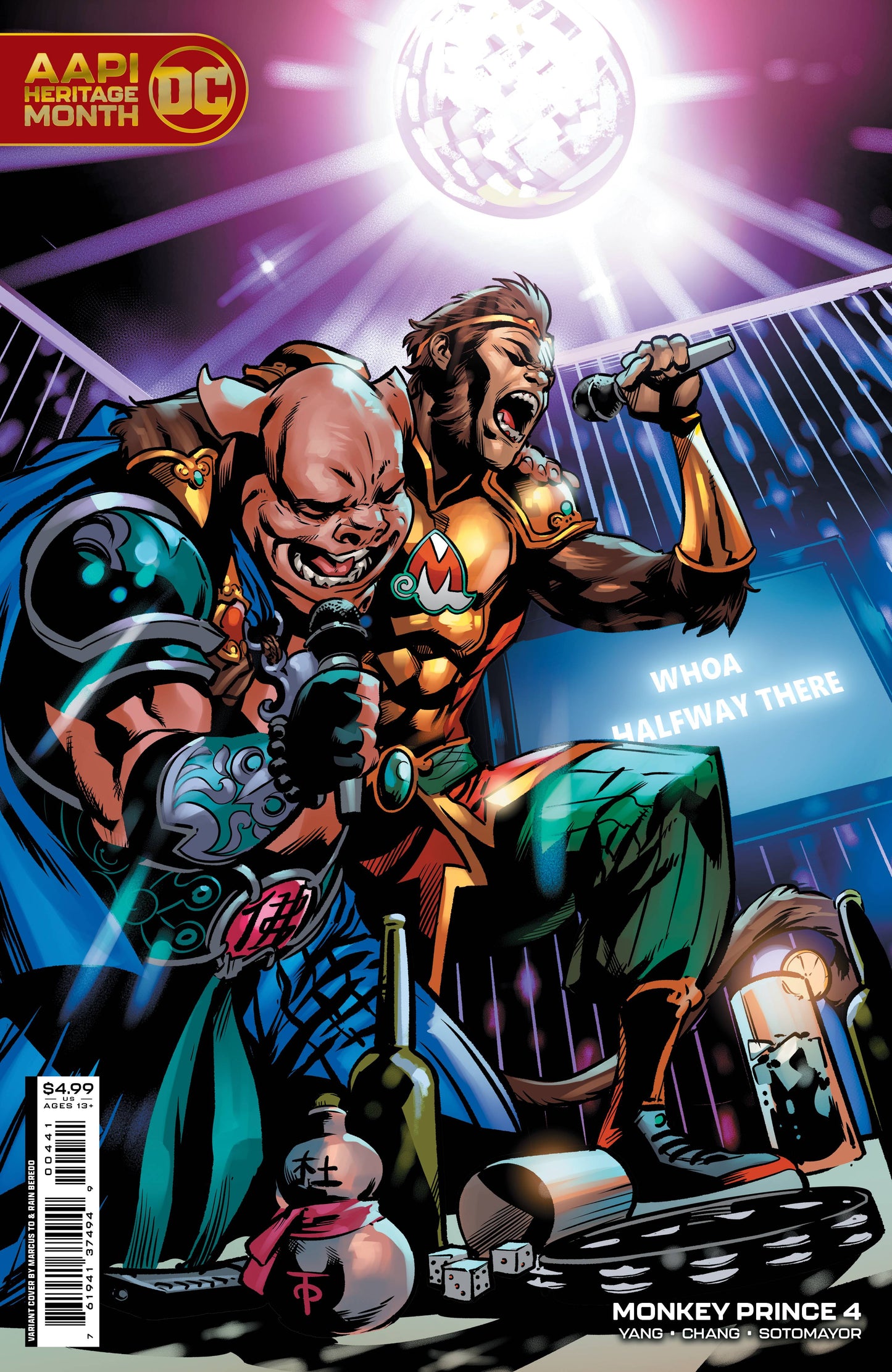 MONKEY PRINCE #4 (OF 12) CVR C MARCUS TO CARD STOCK VAR