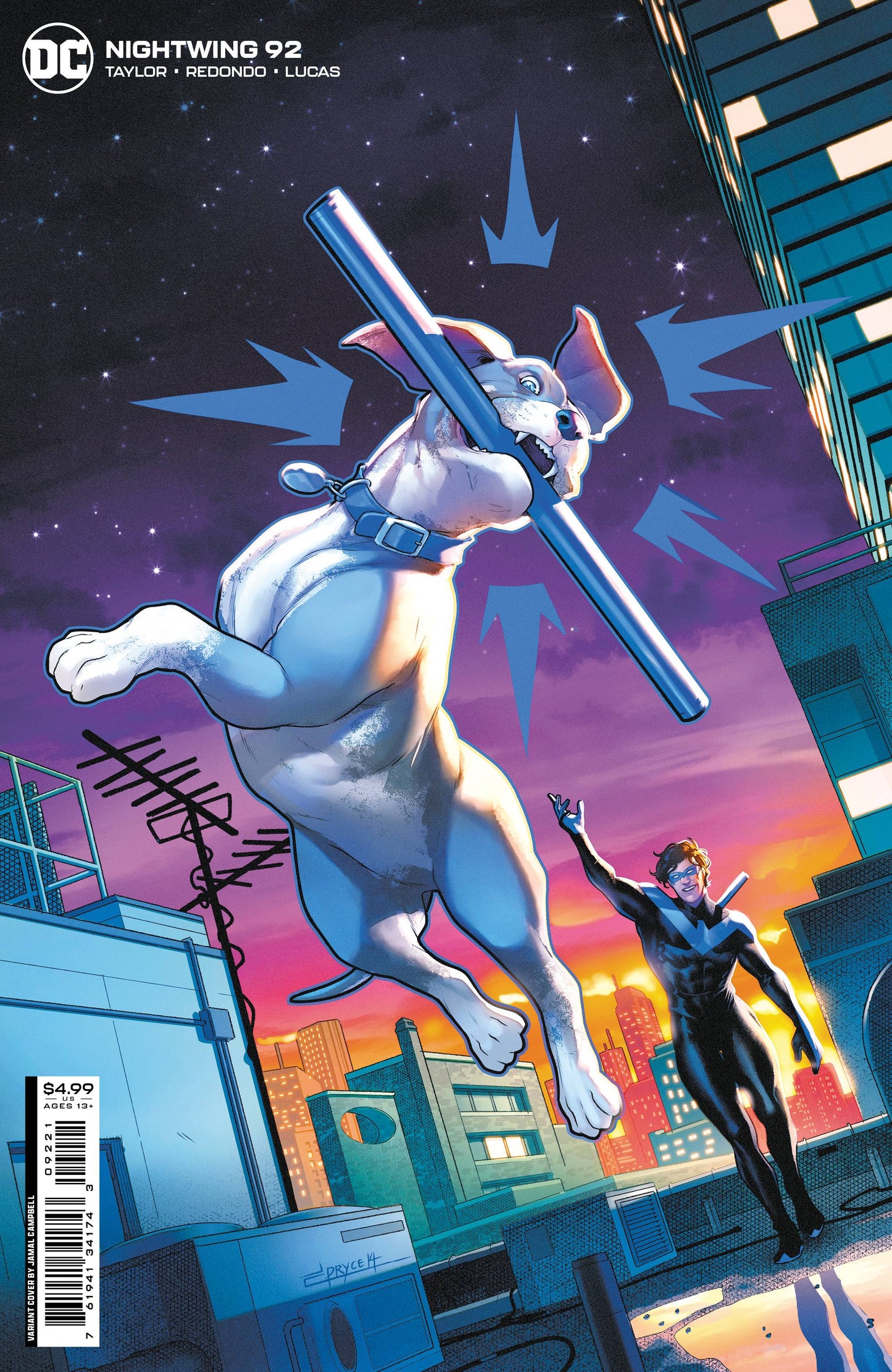 NIGHTWING #92 CVR B CAMPBELL CARD STOCK VAR