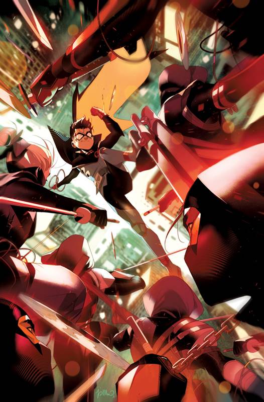 ROBIN #14 CVR B DIMEO CARD STOCK VAR