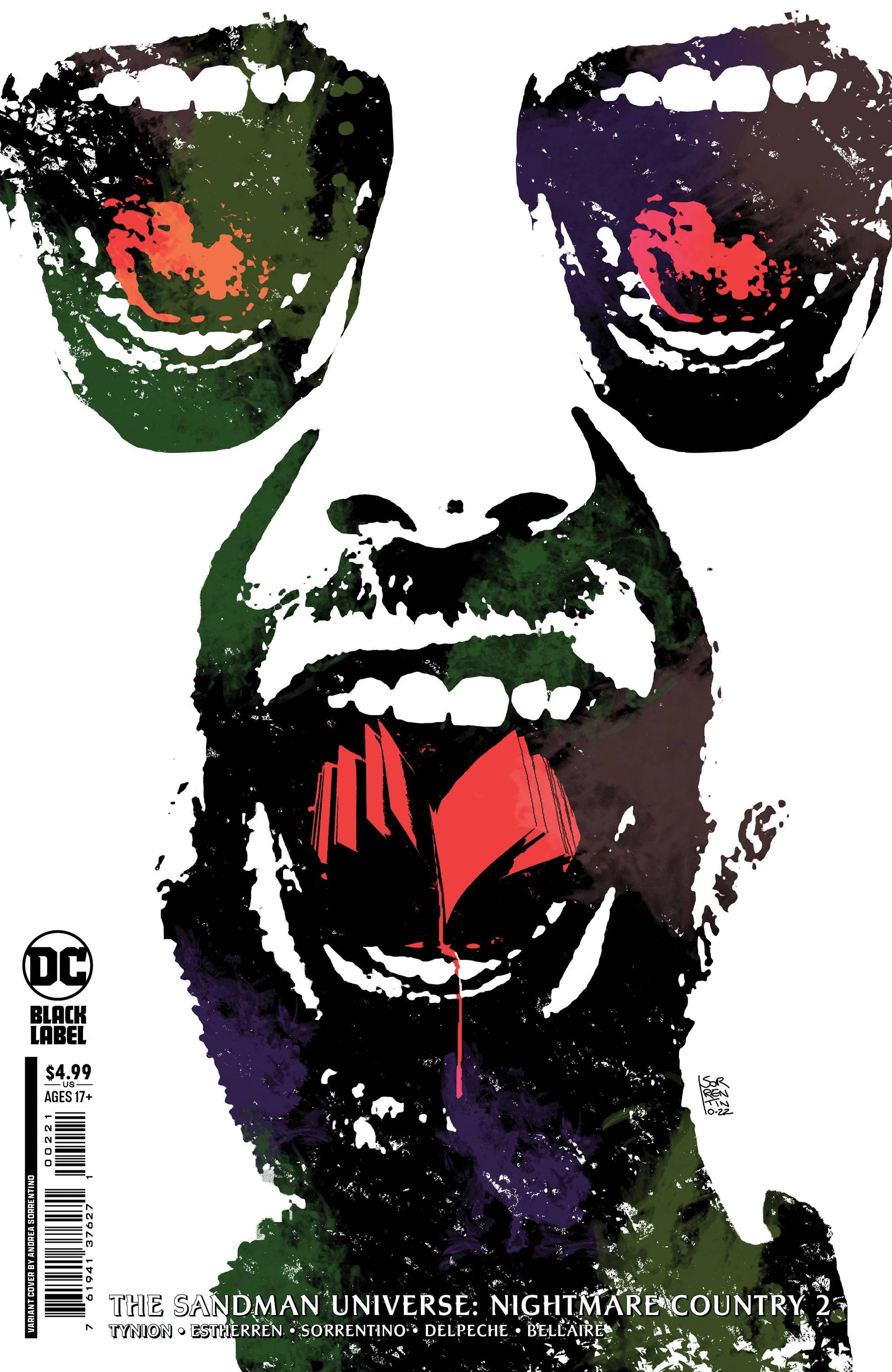 SANDMAN UNIVERSE NIGHTMARE COUNTRY #2 CVR B WARD CARDSTOCK VAR