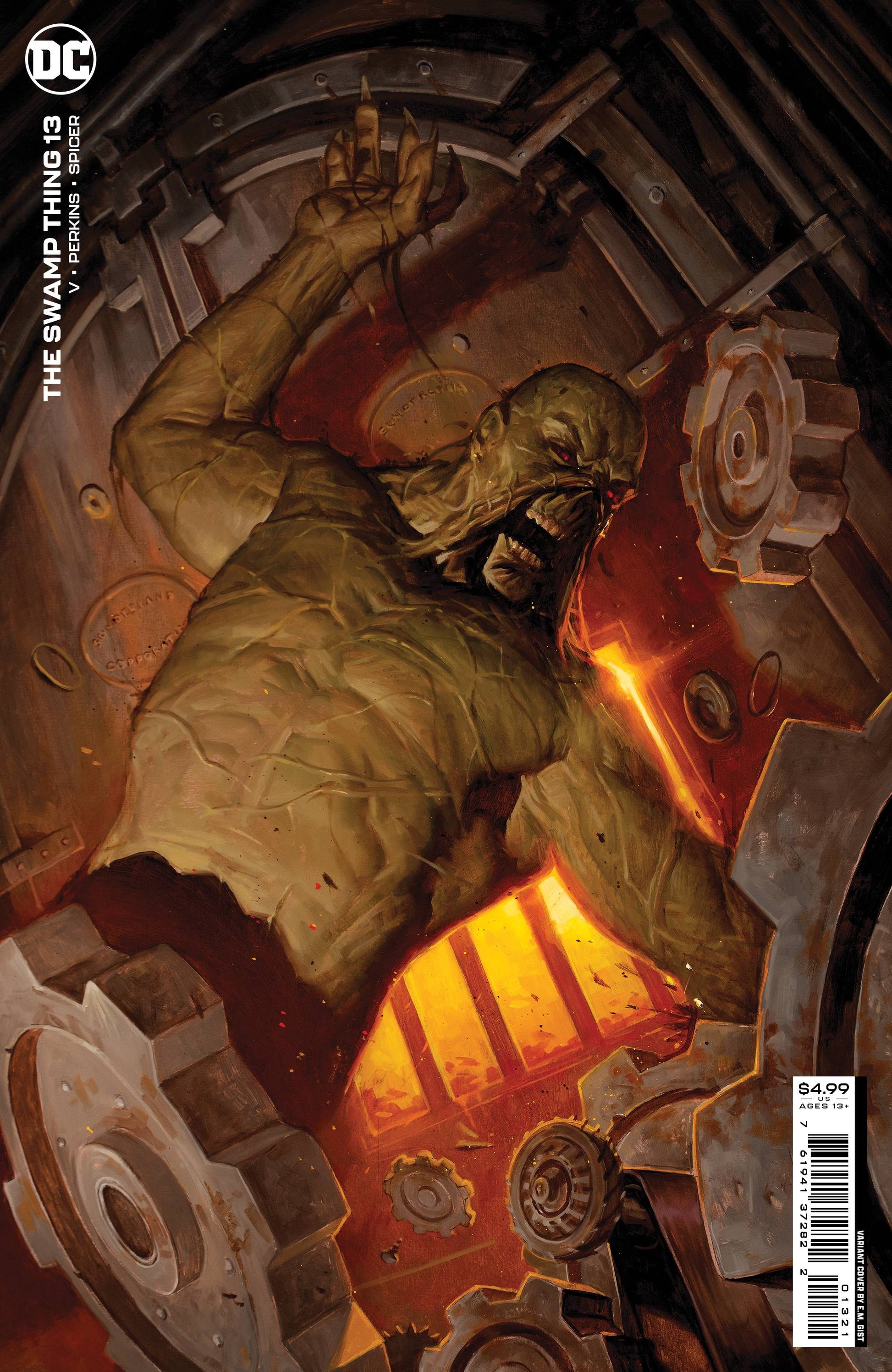 SWAMP THING #13 (OF 16) CVR B GIST CARD STOCK VAR