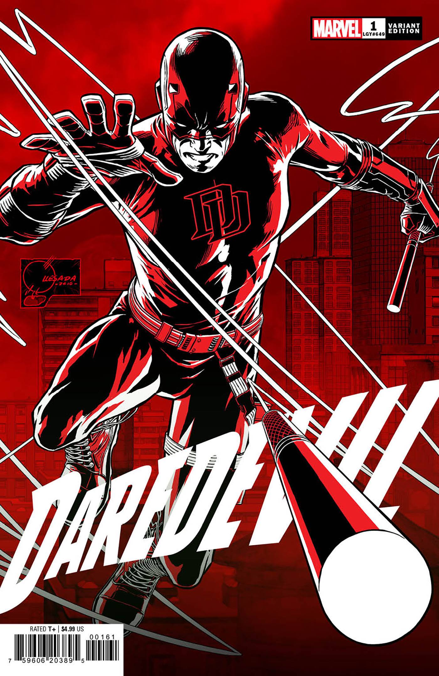 DAREDEVIL #1 50 COPY INCV QUESADA HIDDEN GEM VAR