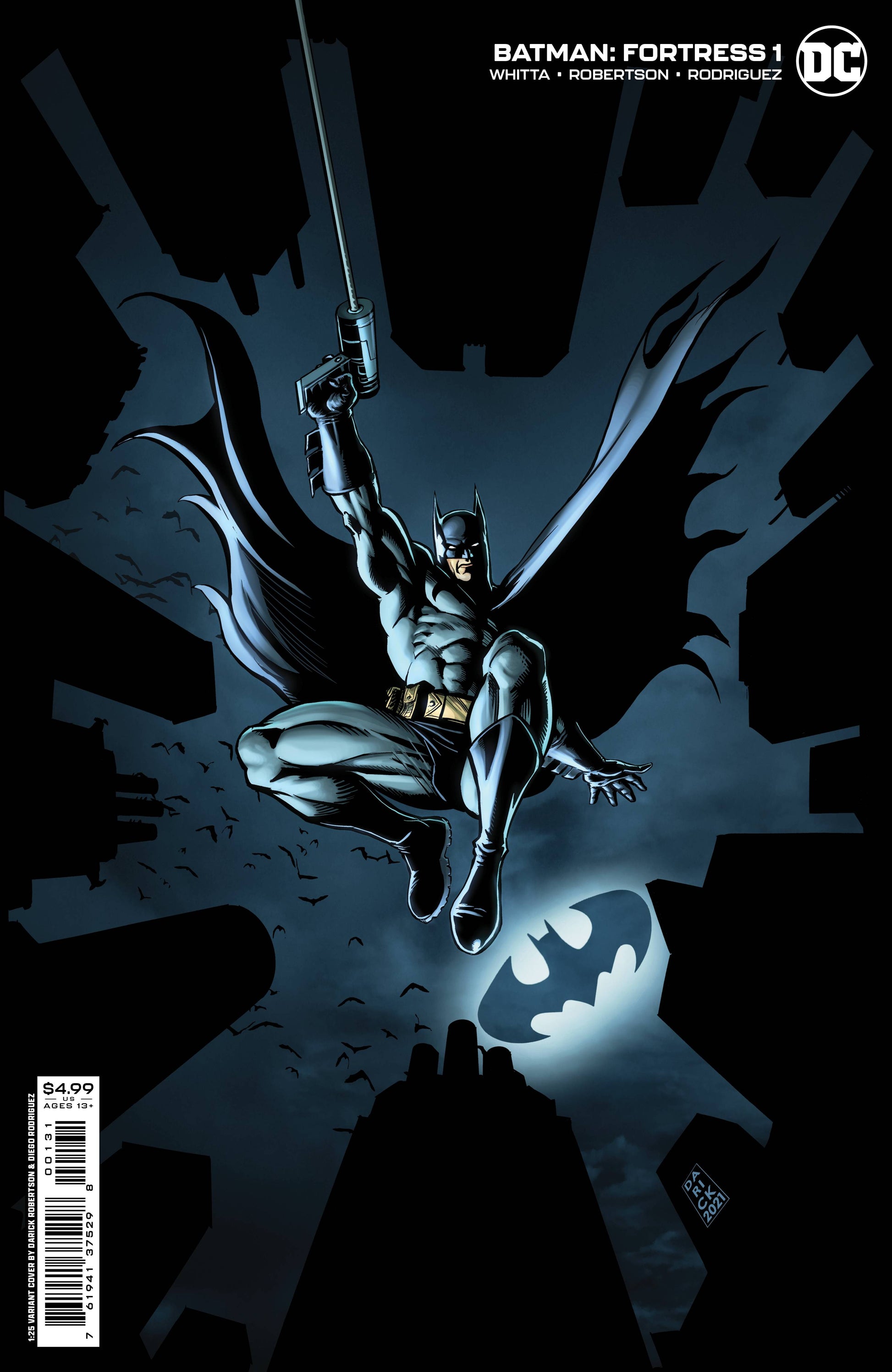 BATMAN FORTRESS #1 CVR C 25 COPY ROBERTSON CARD STOCK VAR (MR)