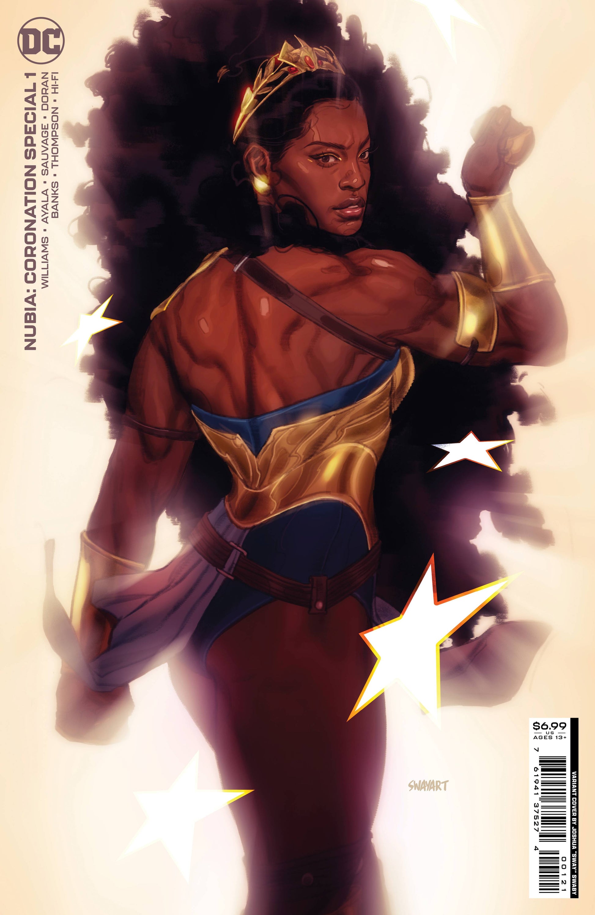 NUBIA CORONATION SPEC ONE SHOT #1 CVR B SWAY CARD STOCK VAR