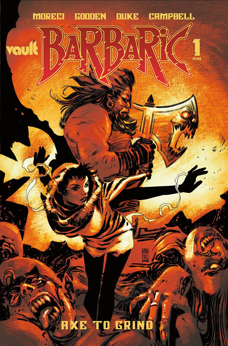 BARBARIC AXE TO GRIND #1 CVR D 10 COPY INCV DANI
