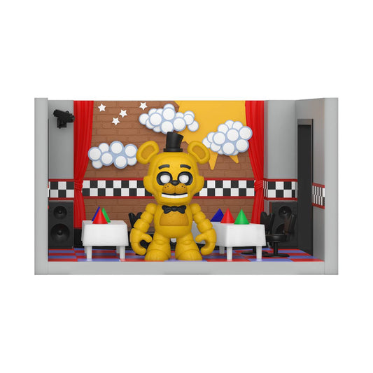 FIVE NIGHTS AT FREDDYS SNAP PLAYSET STAGE W/ FREDDY