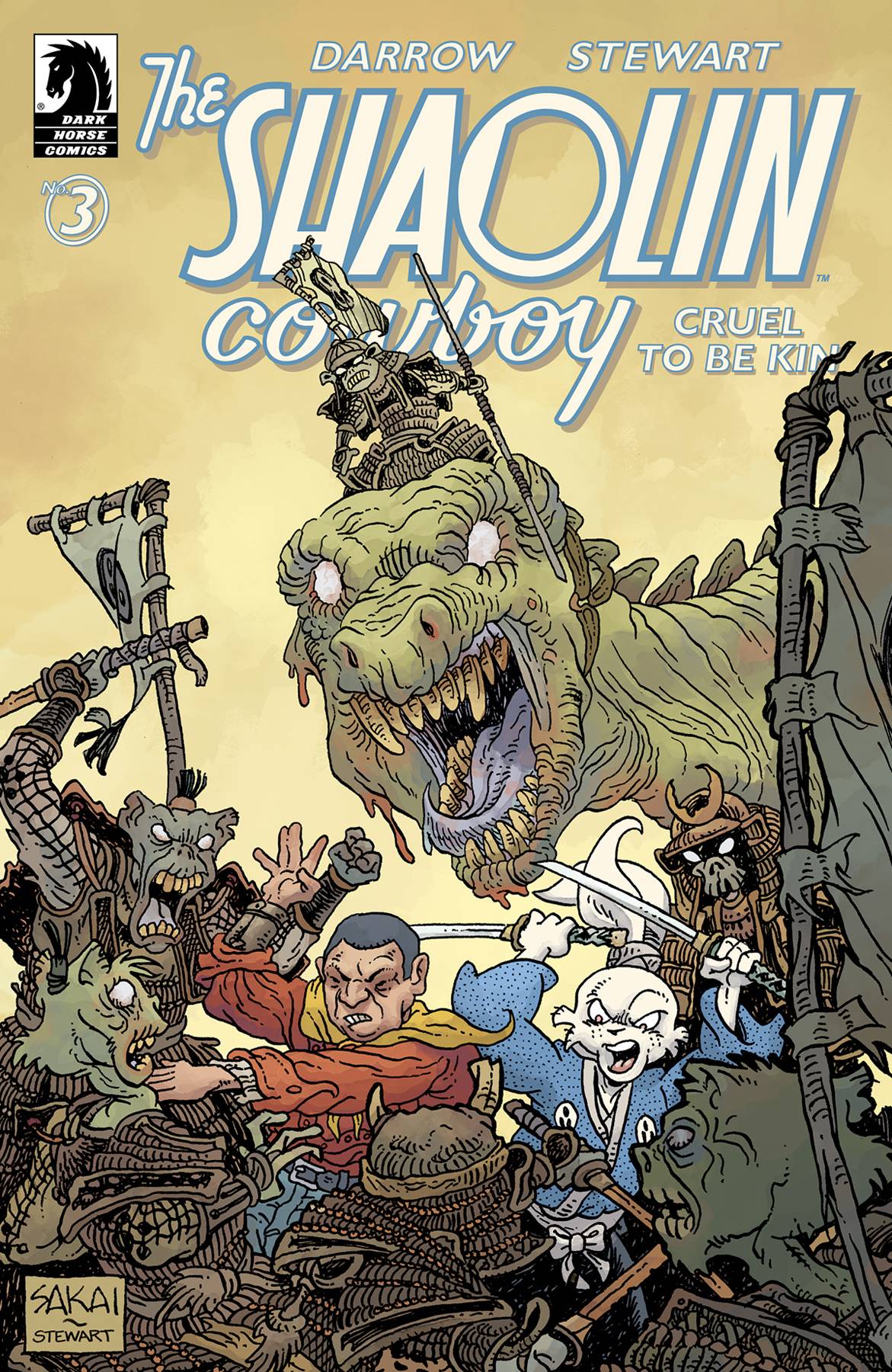 SHAOLIN COWBOY CRUEL TO BE KIN #3 (OF 7) CVR B SAKAI