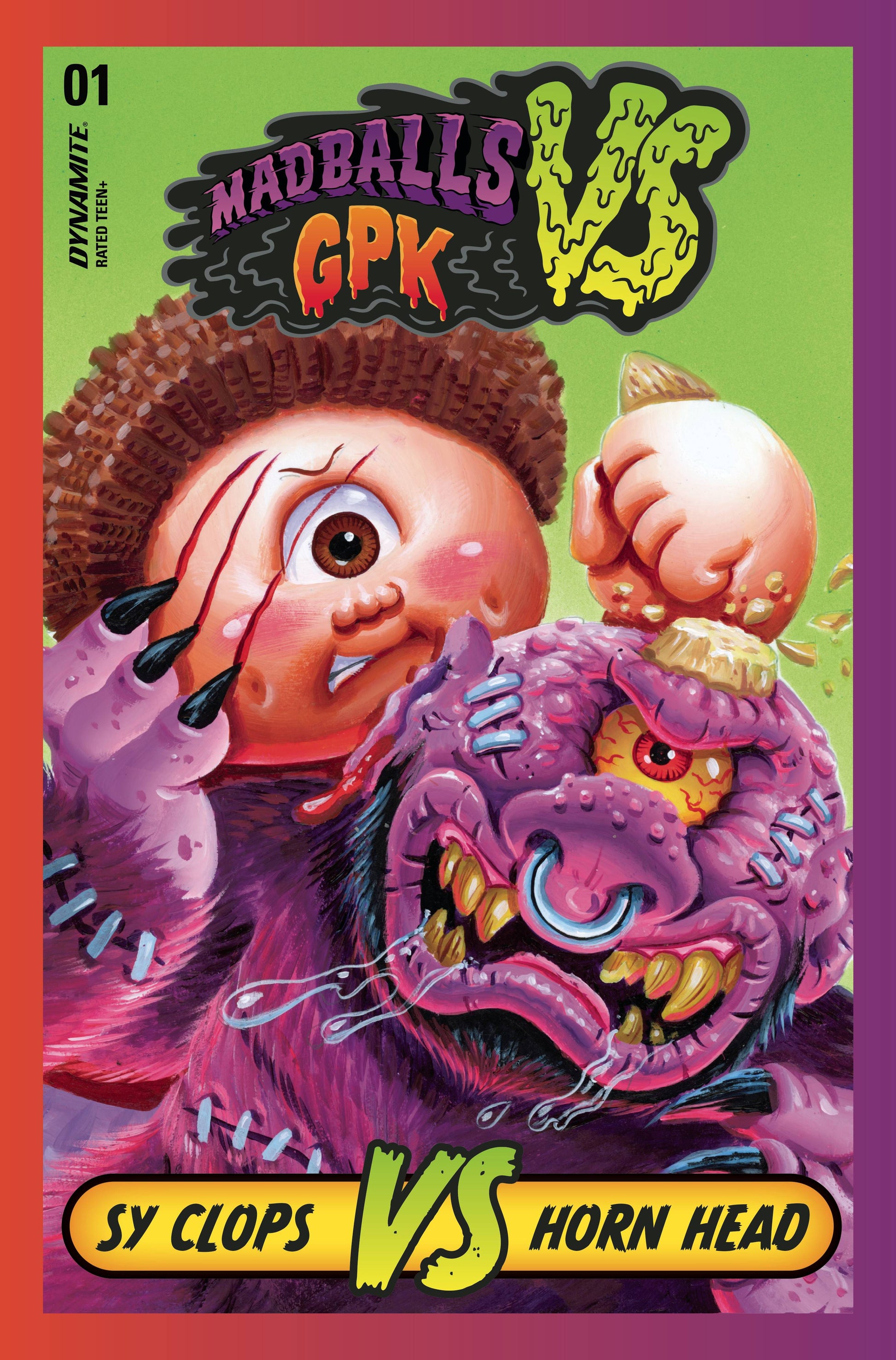 MADBALLS VS GARBAGE PAIL KIDS #1 CVR C TRADING CARD VAR