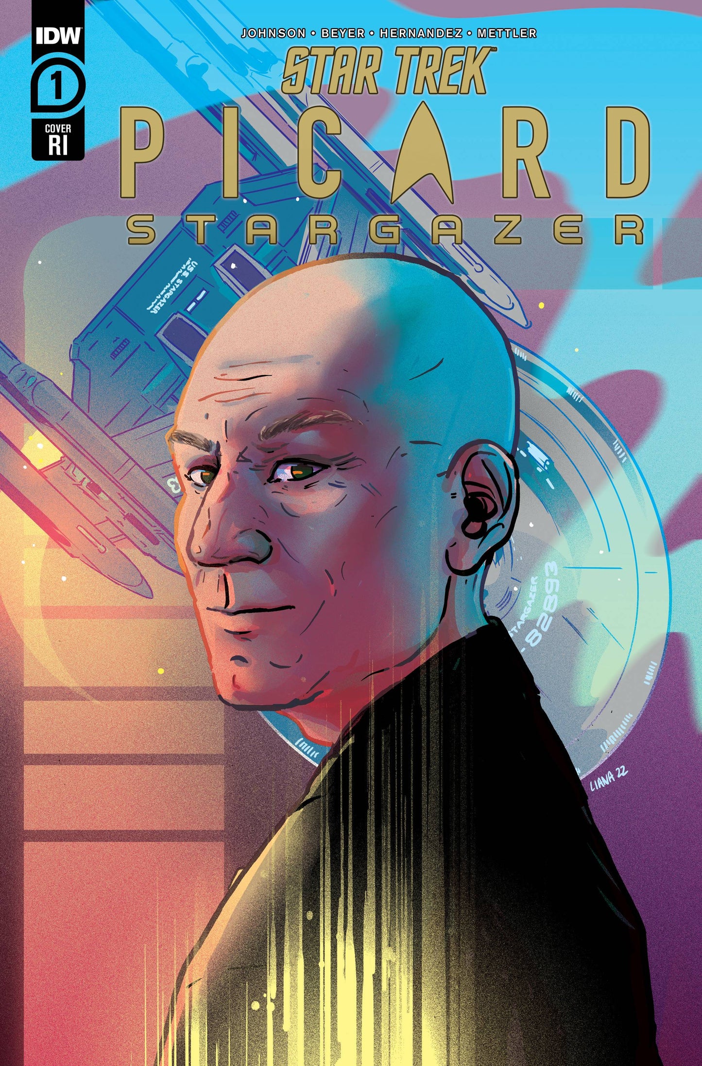 STAR TREK PICARD STARGAZER #1 CVR C 10 COPY INCV