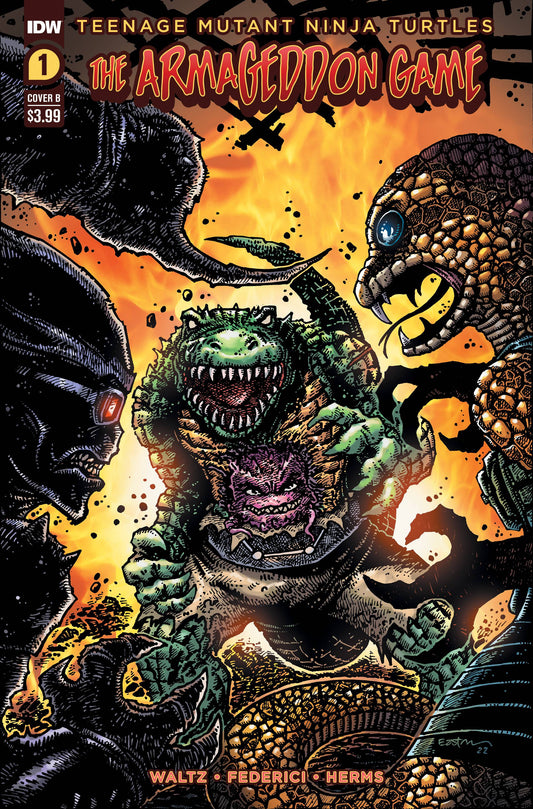 TMNT ARMAGEDDON GAME #1 CVR B EASTMAN