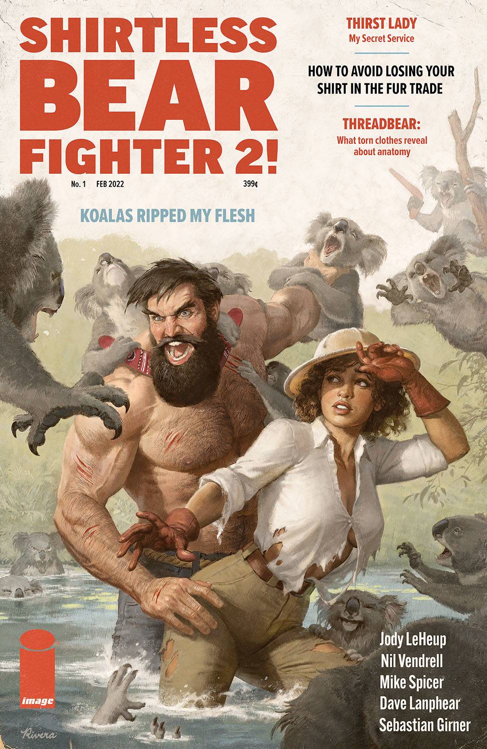 SHIRTLESS BEAR-FIGHTER 2 #1 (OF 7) CVR D 10 COPY INCV