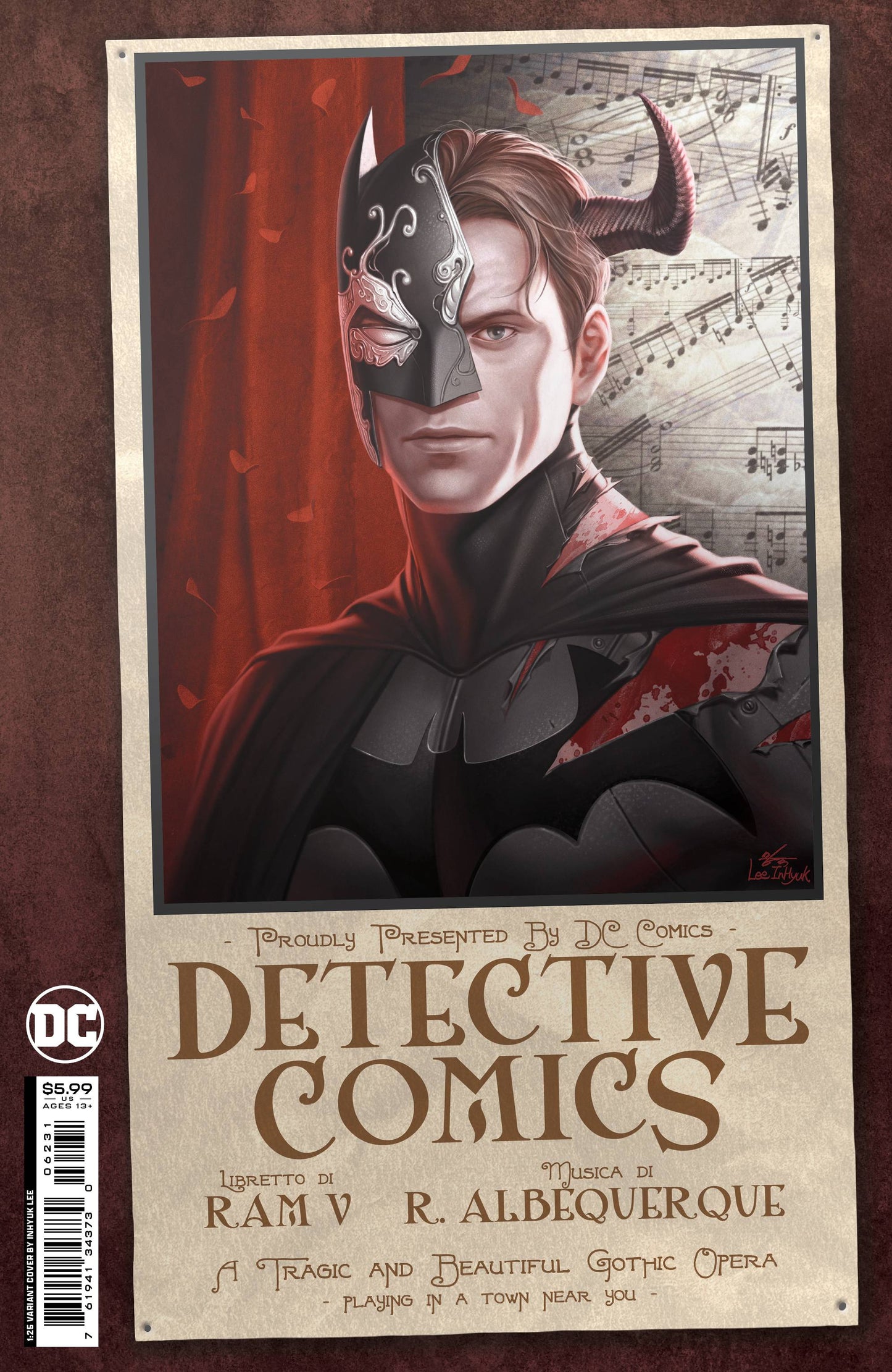 DETECTIVE COMICS #1062 CVR D 1:25 LEE CARD STOCK VAR