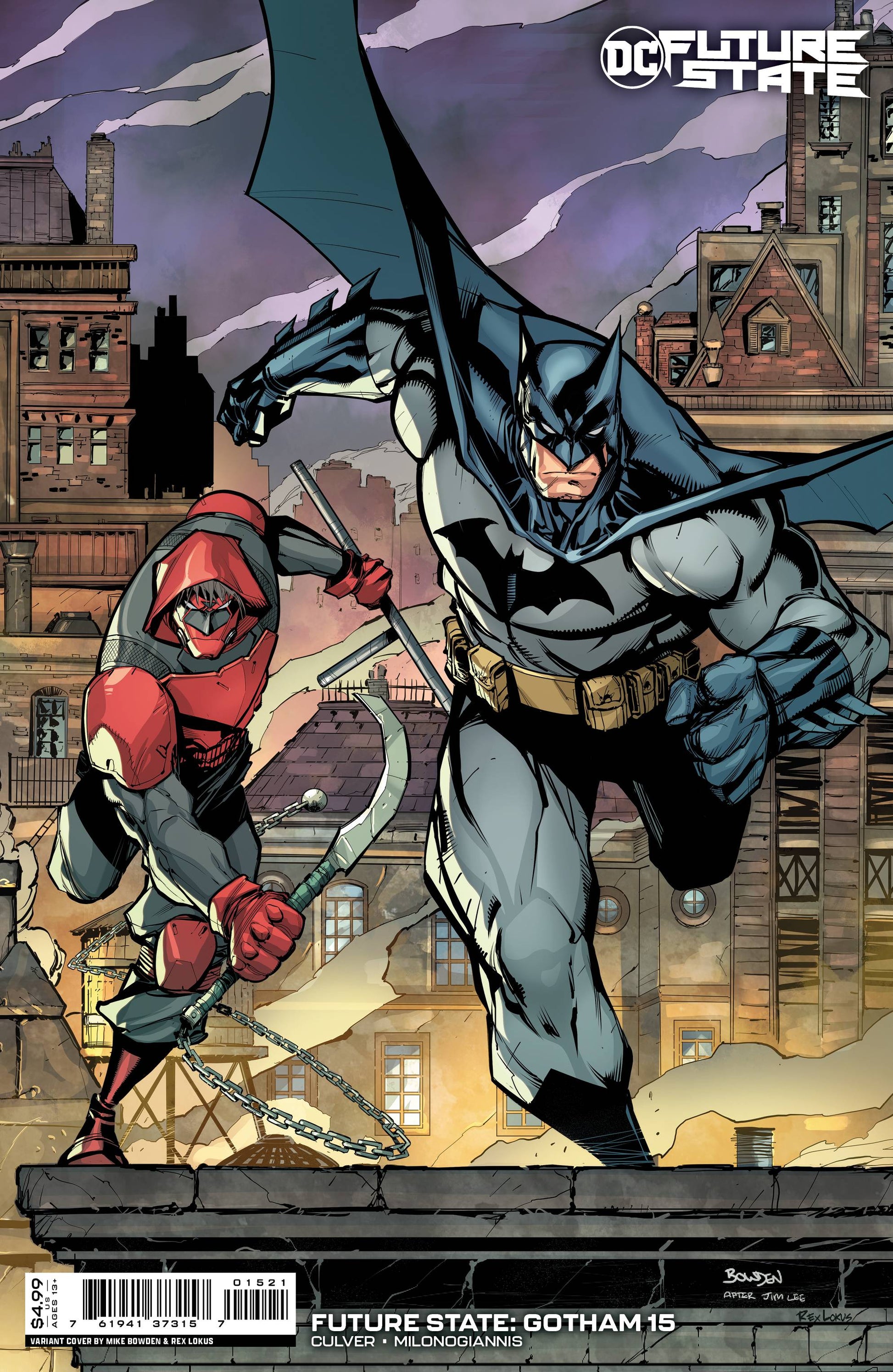 FUTURE STATE GOTHAM #15 CVR B BOWDEN CARD STOCK VAR