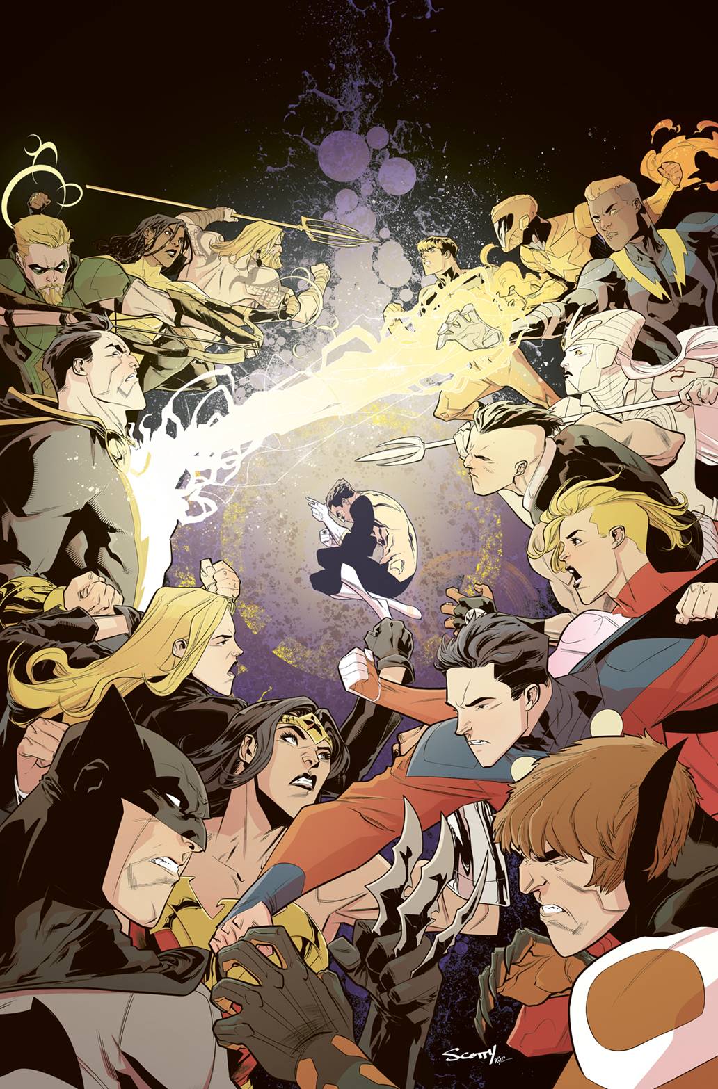 JUSTICE LEAGUE VS LEGION OF SUPERHEROES #5 CVR A GODLEWSKI