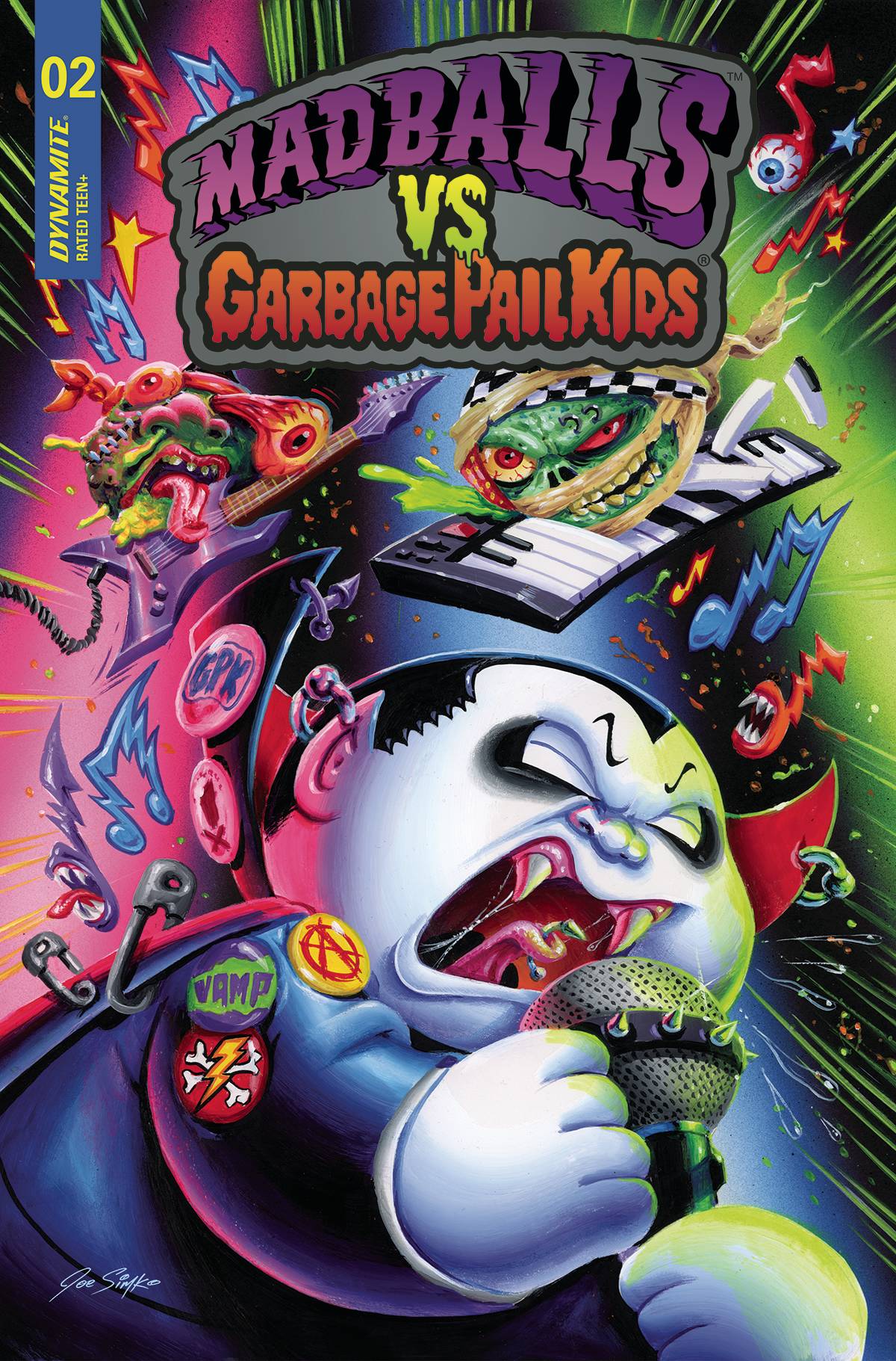 MADBALLS VS GARBAGE PAIL KIDS #2 CVR A SIMKO
