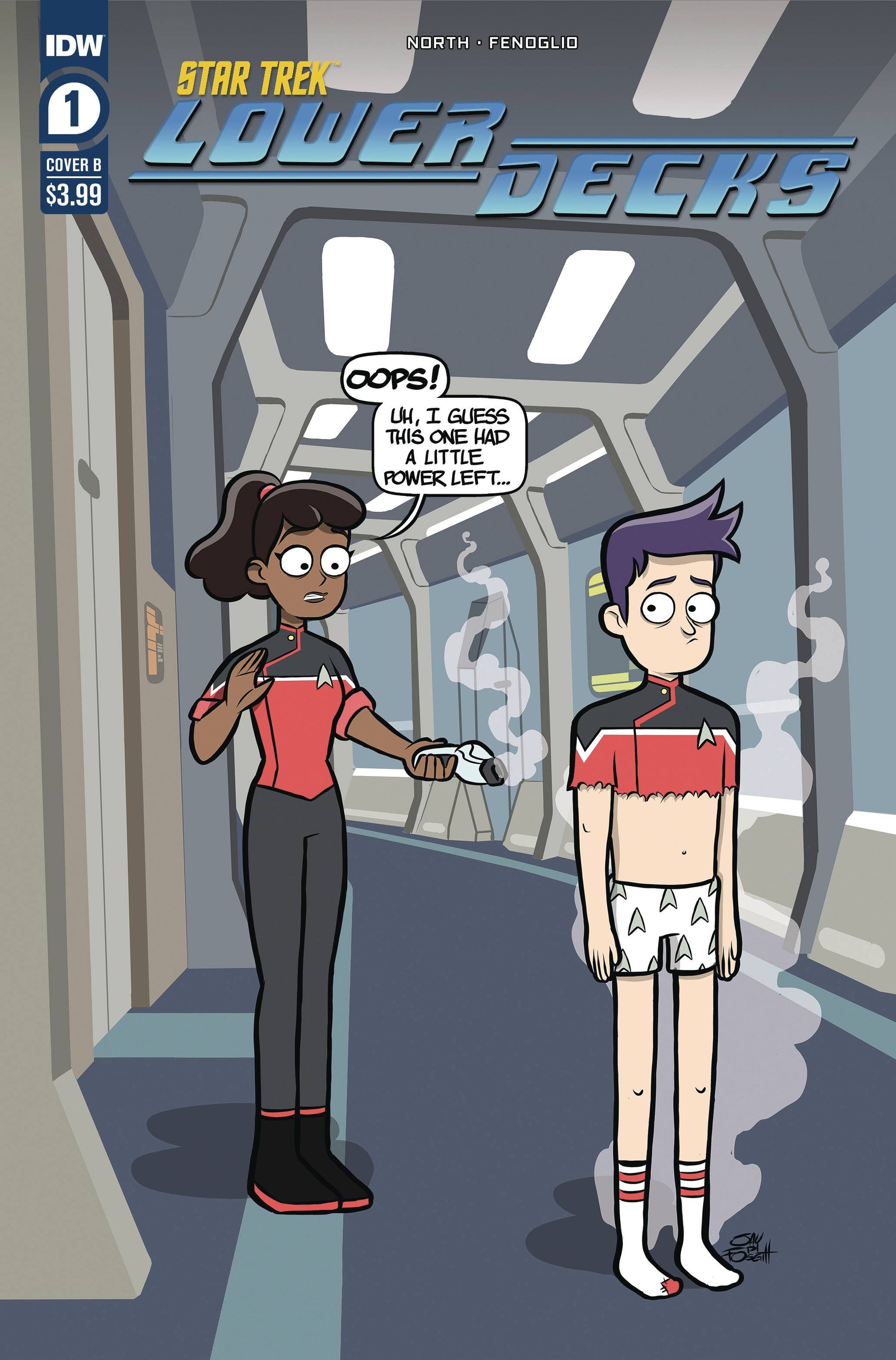 STAR TREK LOWER DECKS #1 CVR B FOSGITT