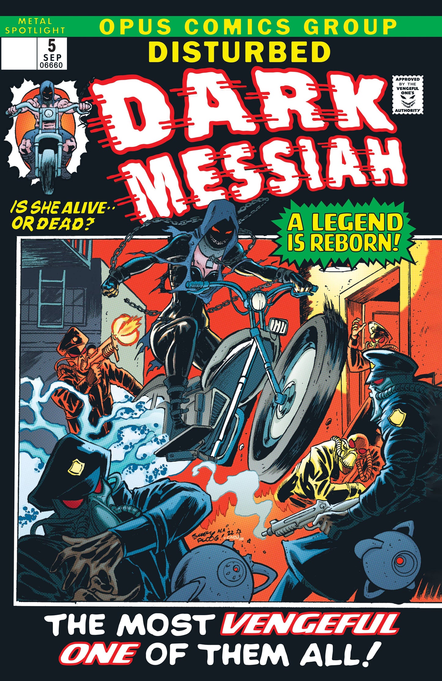 DISTURBED DARK MESSIAH #5 (OF 5) CVR B 5 COPY INCV