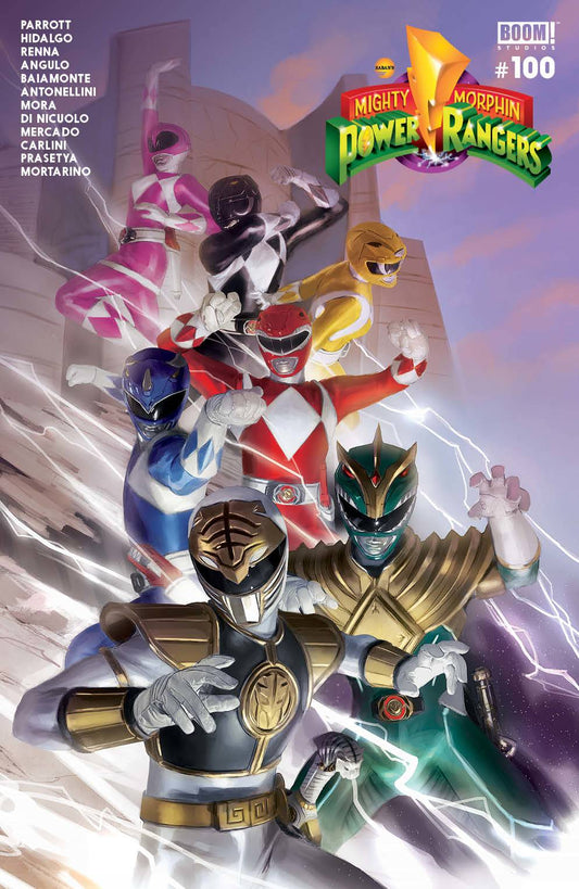 MIGHTY MORPHIN POWER RANGERS #100 CVR C WRAP VAR MERCADO