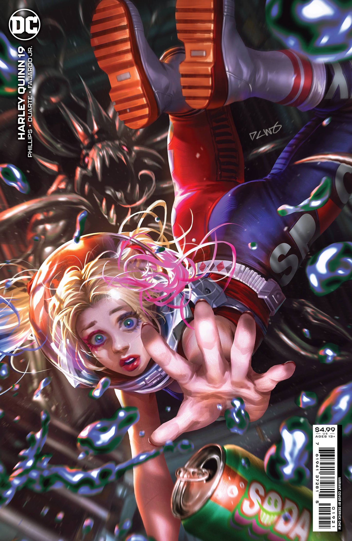 HARLEY QUINN #19 CVR B CHEW CARD STOCK VAR