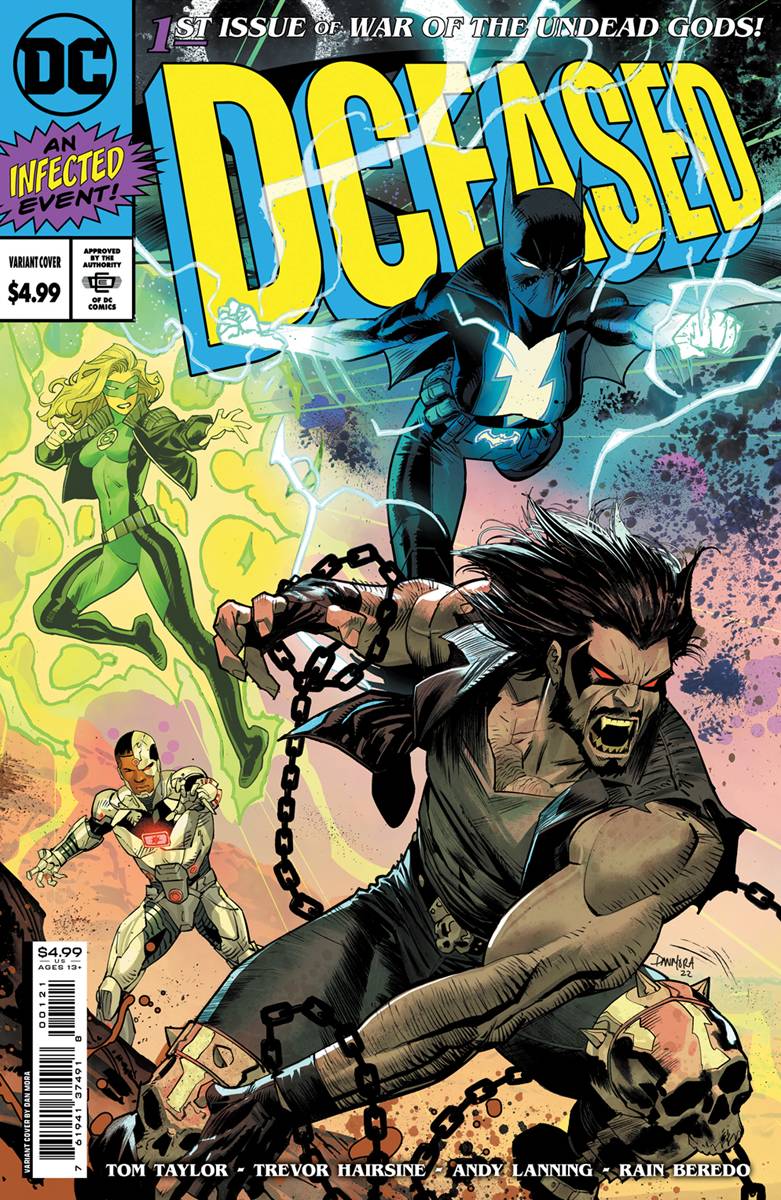 DCEASED WAR OF UNDEAD GODS #1 (OF 8) CVR D MATTINA BODY BAG VAR