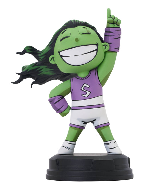 MARVEL ANIMATED-STYLE SHE-HULK STATUE